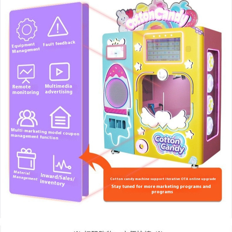 Fully Automatic Cotton Candy M - Candy Vending Machine avis et prix