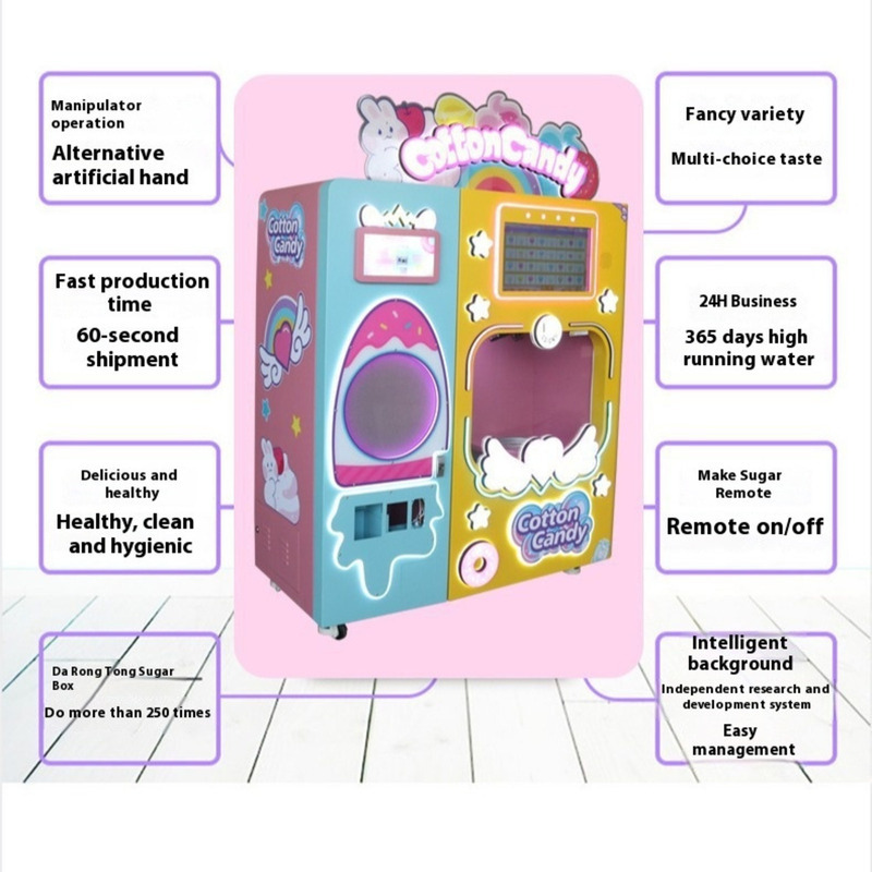 Fully Automatic Cotton Candy M - Candy Vending Machine avis et prix