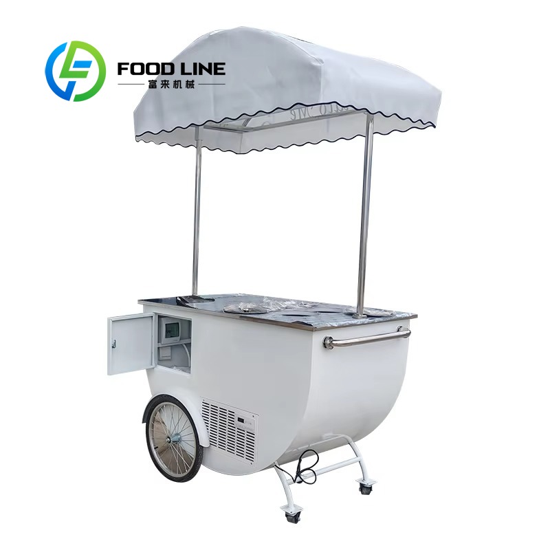 Customized Commercial Mobile V - Hot Dog Vending Cart avis et prix