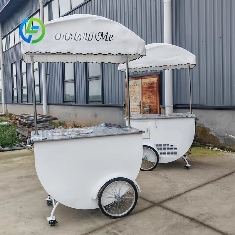 Customized Commercial Mobile V - Hot Dog Vending Cart avis et prix