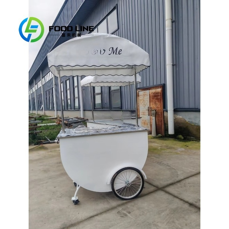 Customized Commercial Mobile V - Hot Dog Vending Cart avis et prix