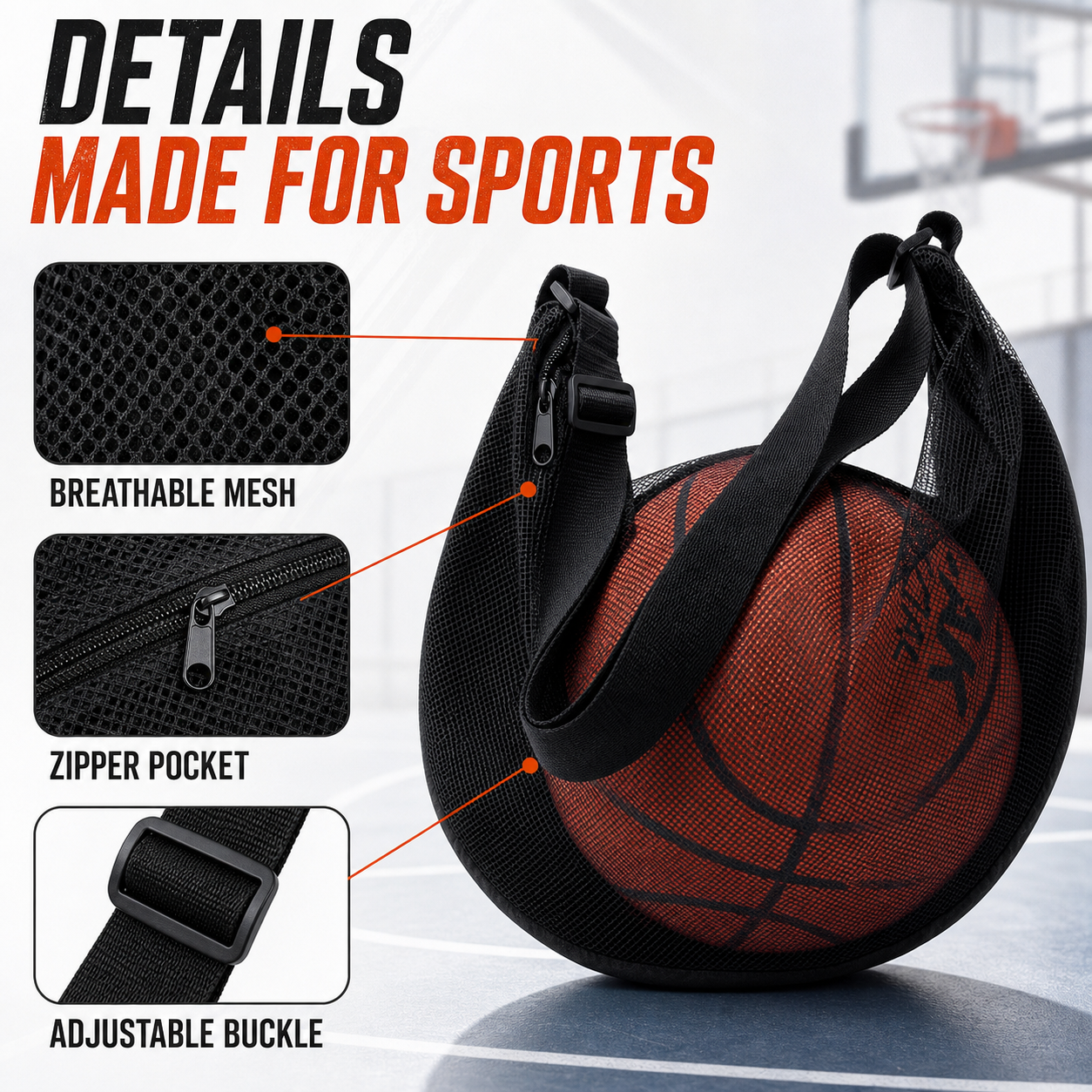 Single Ball Bag Mesh Basketbal - Basketball Arcade Game avis et prix
