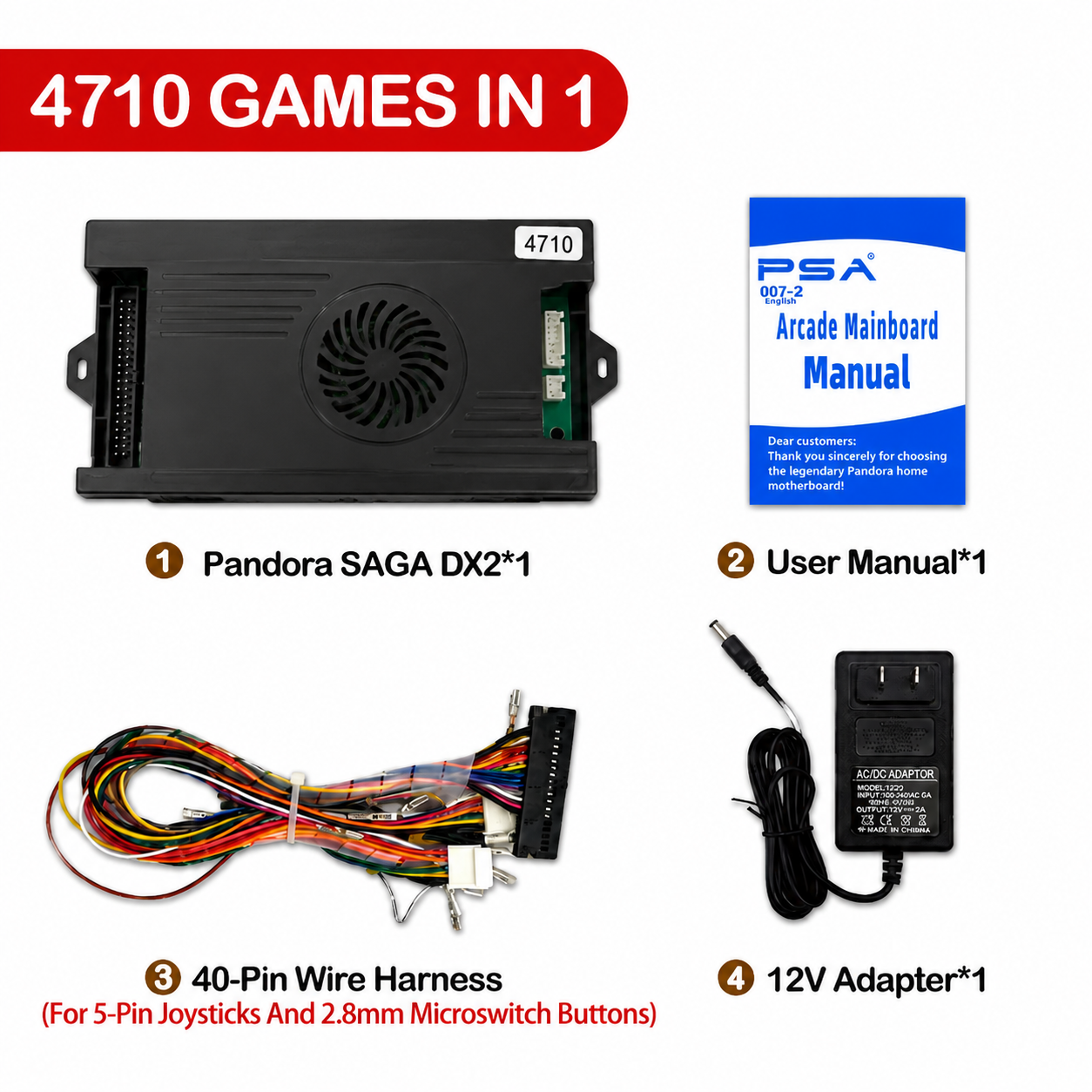 4710 Arcade Game Board Mainboa - Arcade Button Pcb avis et prix