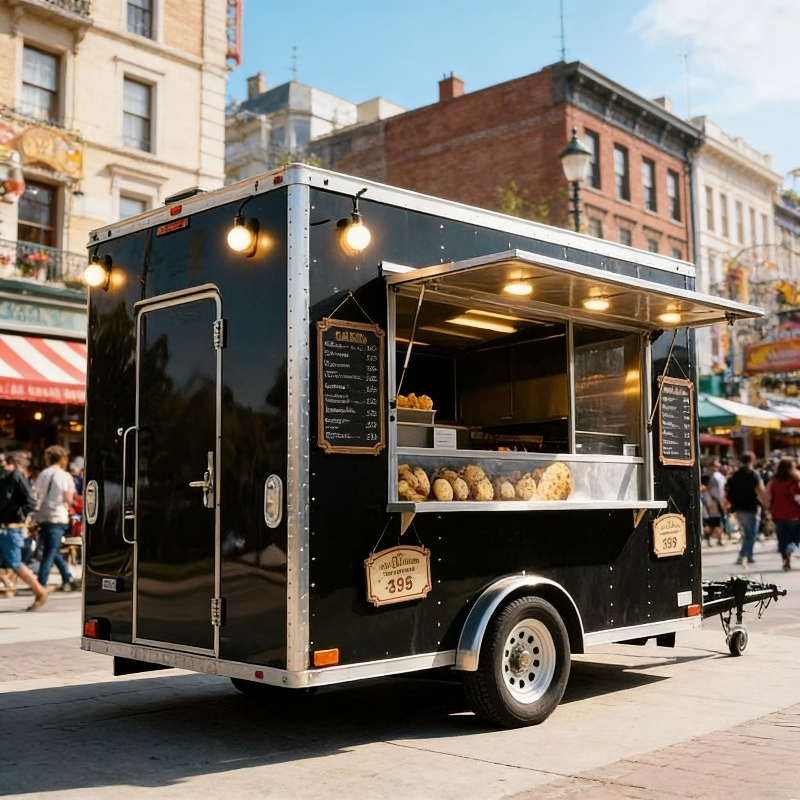 Custom Hot Dog Cart Trailer Co - Hot Dog Vending Cart avis et prix
