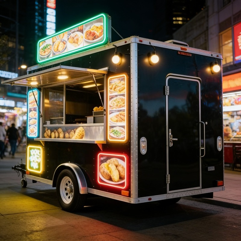 Custom Hot Dog Cart Trailer Co - Hot Dog Vending Cart avis et prix