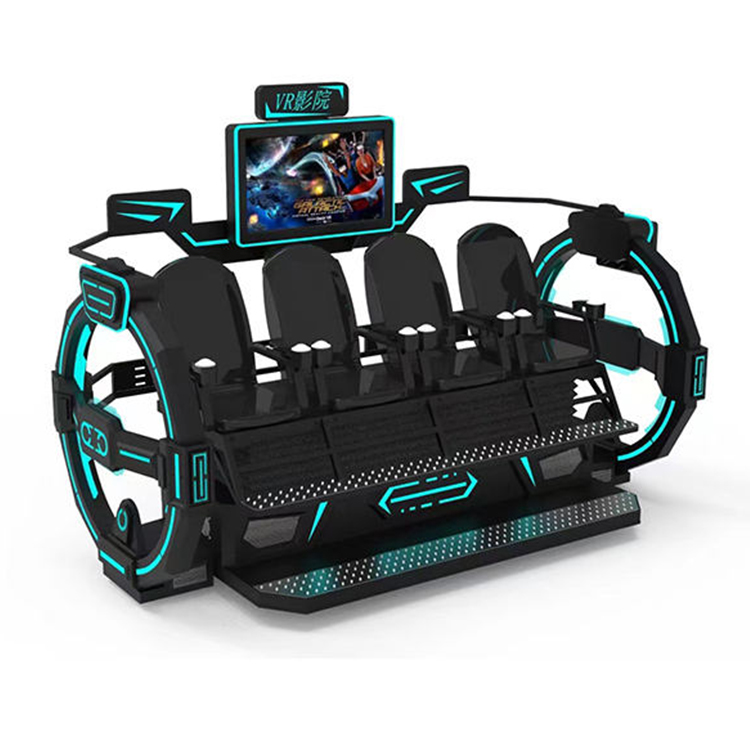 High Quality Theme Park 4 Seat - 9D Vr Simulator avis et prix