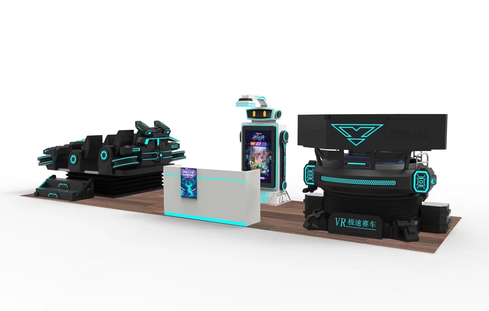 High Quality Theme Park 4 Seat - 9D Vr Simulator avis et prix