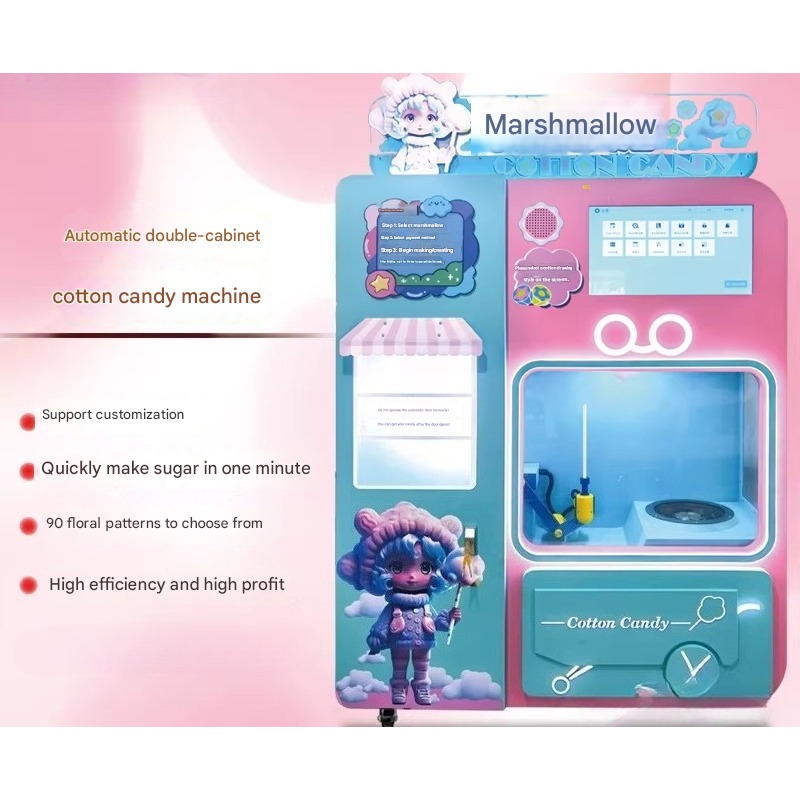 FOB Automatic Cotton Candy Ven - Candy Vending Machine avis et prix