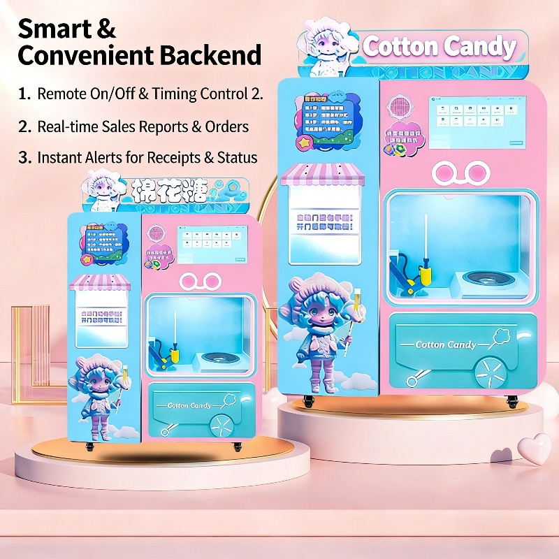 FOB Automatic Cotton Candy Ven - Candy Vending Machine avis et prix
