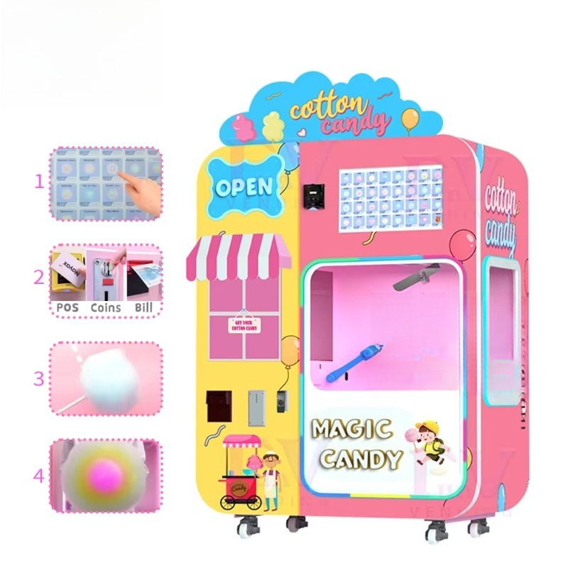 Mall Food Court Cotton Candy V - Candy Vending Machine avis et prix