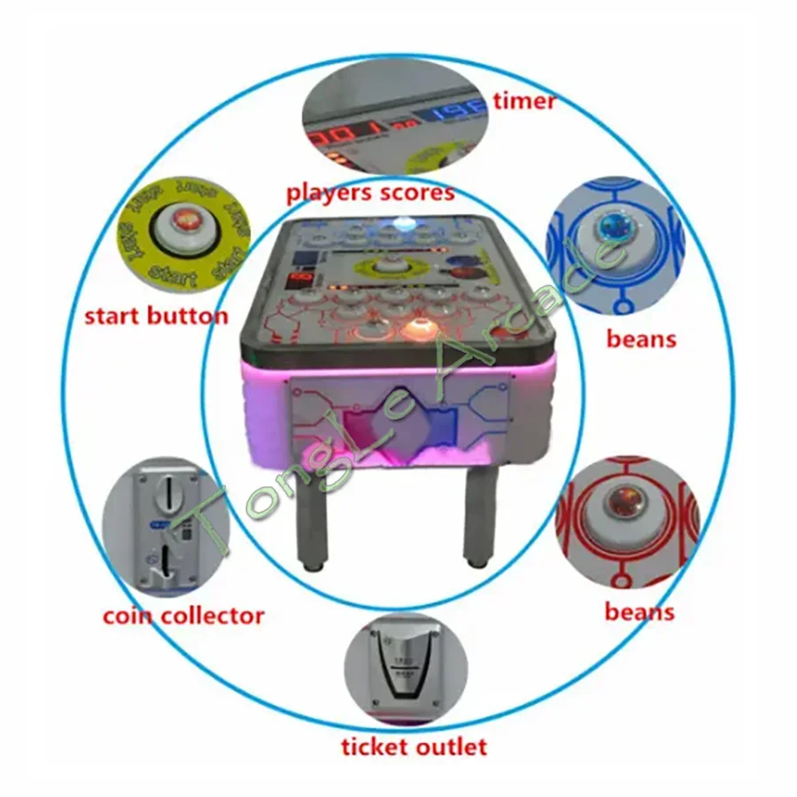 Naughty Beans DIY kit, Coin op - Whack A Mole Arcade avis et prix