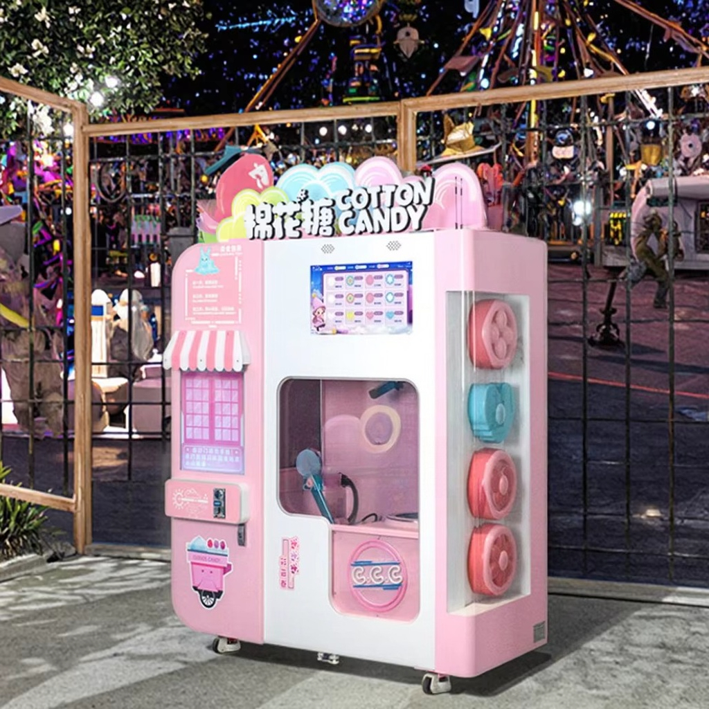 Fully Automated Smart Cotton C - Candy Vending Machine avis et prix