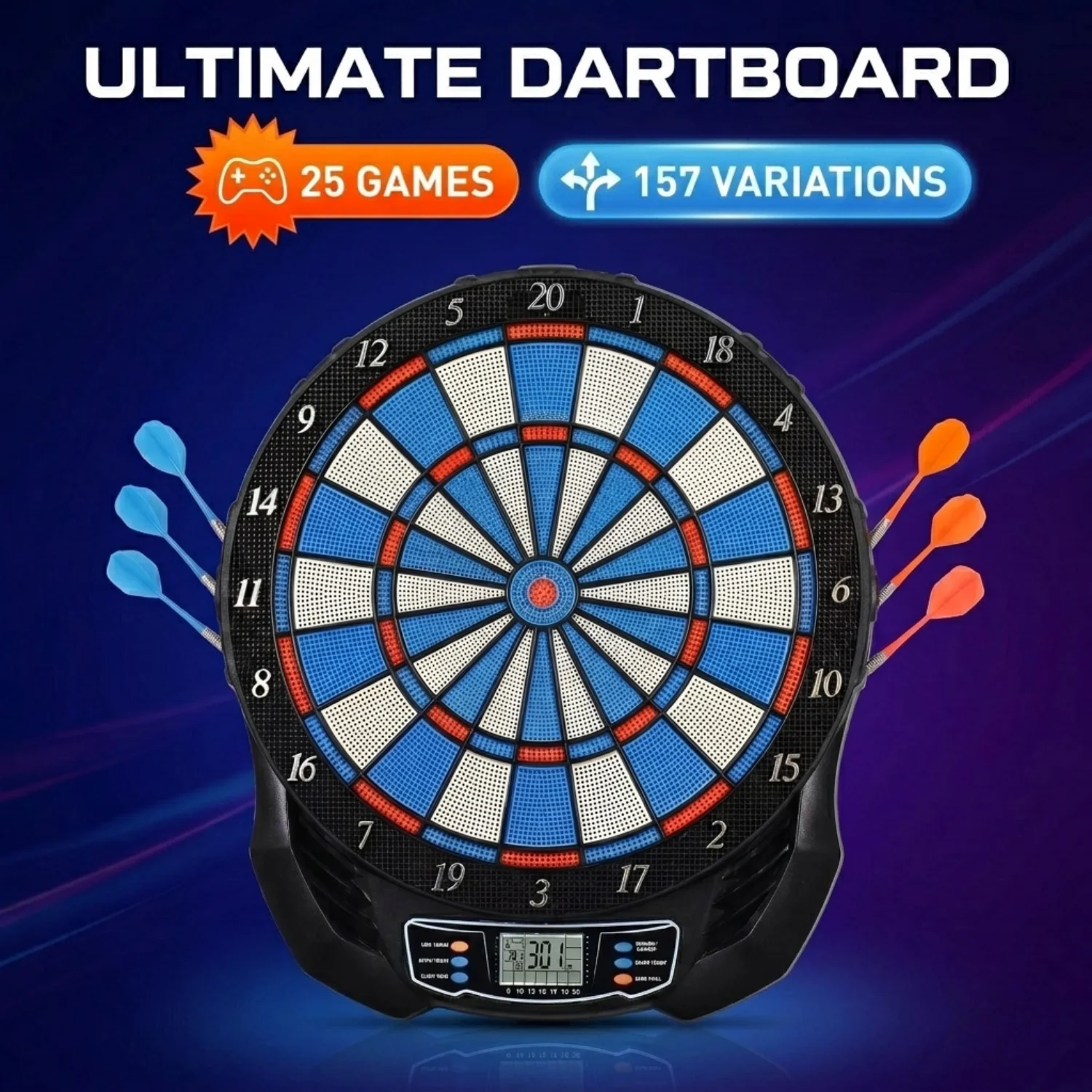 DartVibe Advanced Electronic D - Electronic Dartboard Cabinet avis et prix