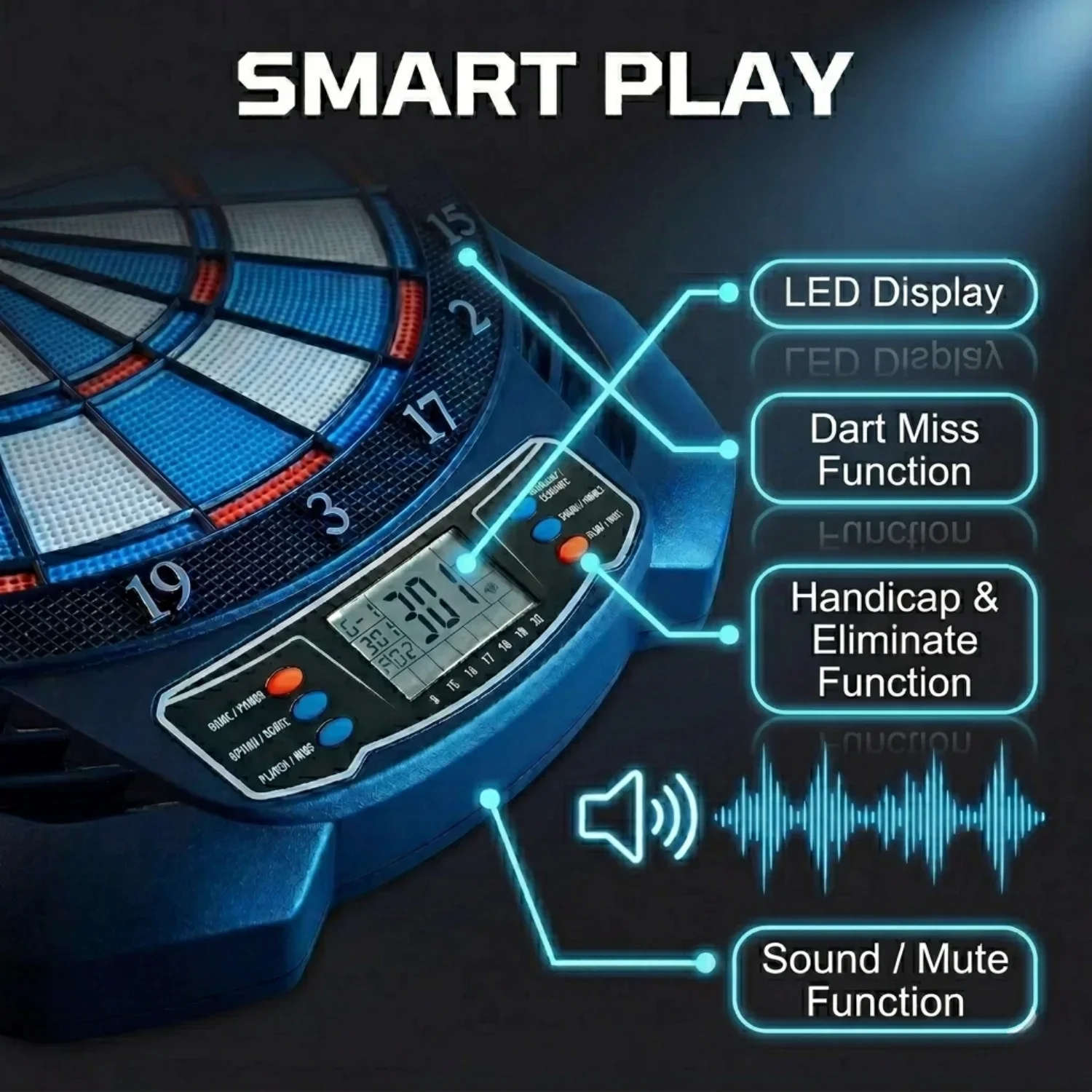 DartVibe Advanced Electronic D - Electronic Dartboard Cabinet avis et prix