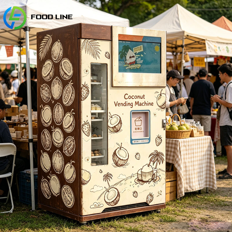 Fresh Coconut Vending Machine  - Open Vending Machine avis et prix
