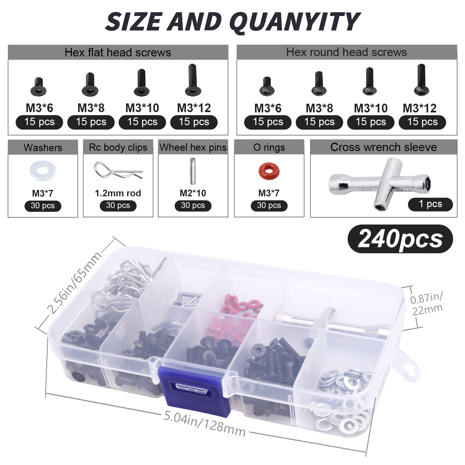 Hobbypark RC Screws Kit M3 Hex - Racing Arcade Cabinet avis et prix