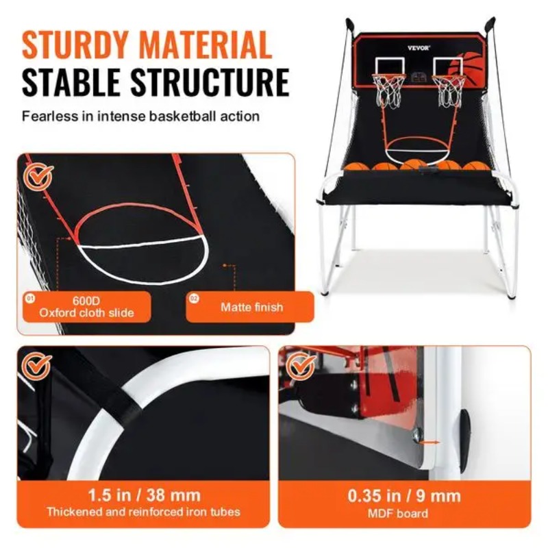 【Hot Item】Foldable Basketball  - Arcade Games & Vending Llc Photos avis et prix