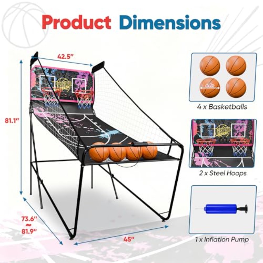 Indoor foldable 2-player elect - Arcade Games & Vending Llc Photos avis et prix