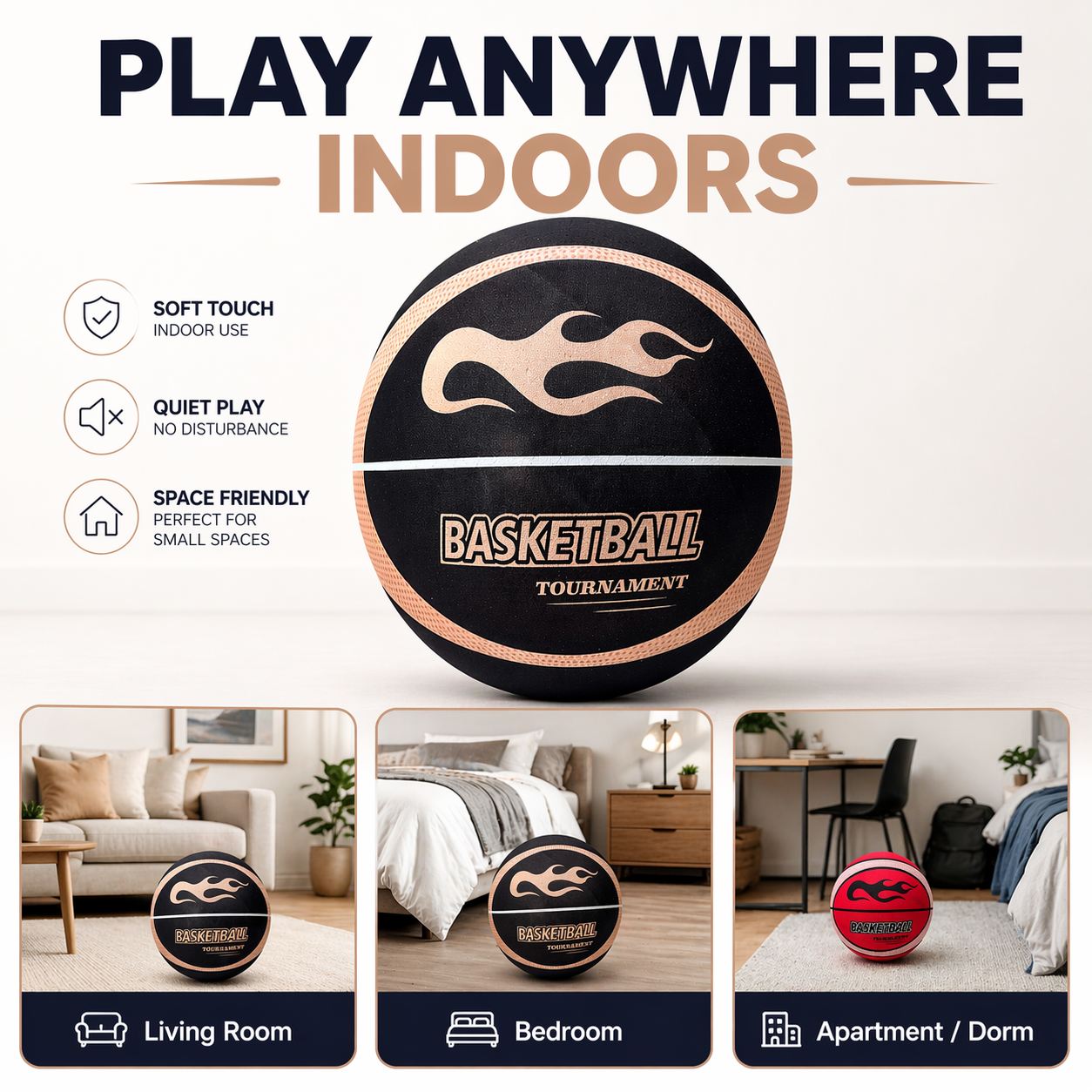 Fabric Cover Silent Basketball - Basketball Arcade Game avis et prix