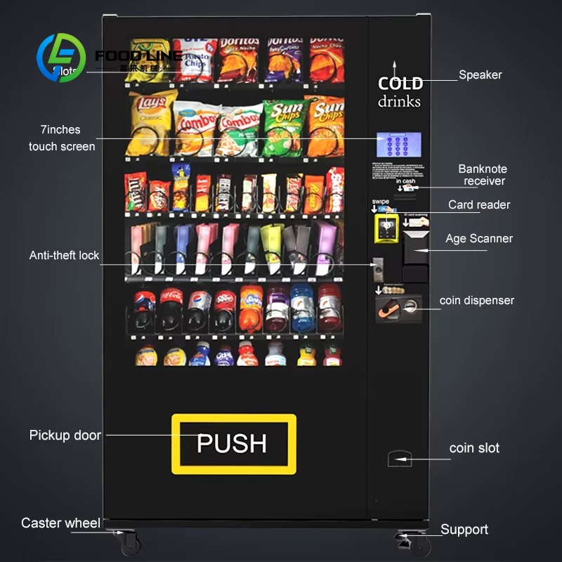 Snack and Drink Vending Machin - Open Vending Machine avis et prix