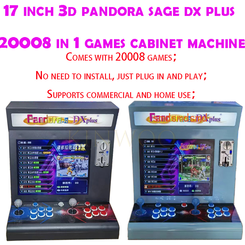 2024 17 Inch 3D Pandora SAGA D - Arcade Button Pcb avis et prix