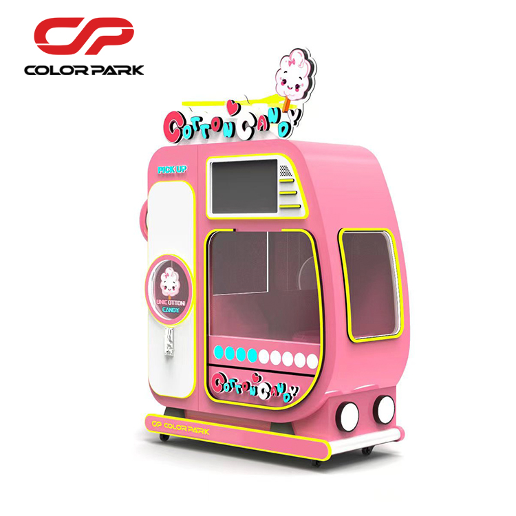 Colorful Automatic Cotton Cand - Bill Acceptor Vending avis et prix
