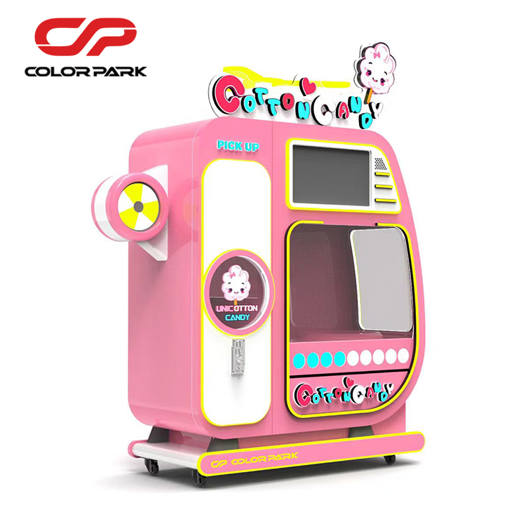 Colorful Automatic Cotton Cand - Bill Acceptor Vending avis et prix