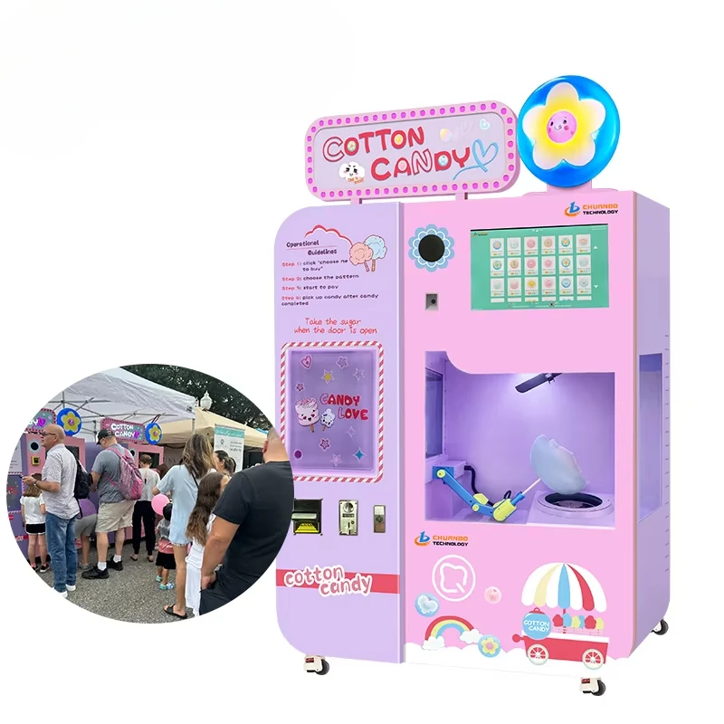 Customized Cotton Candy Vendin - Candy Vending Machine avis et prix