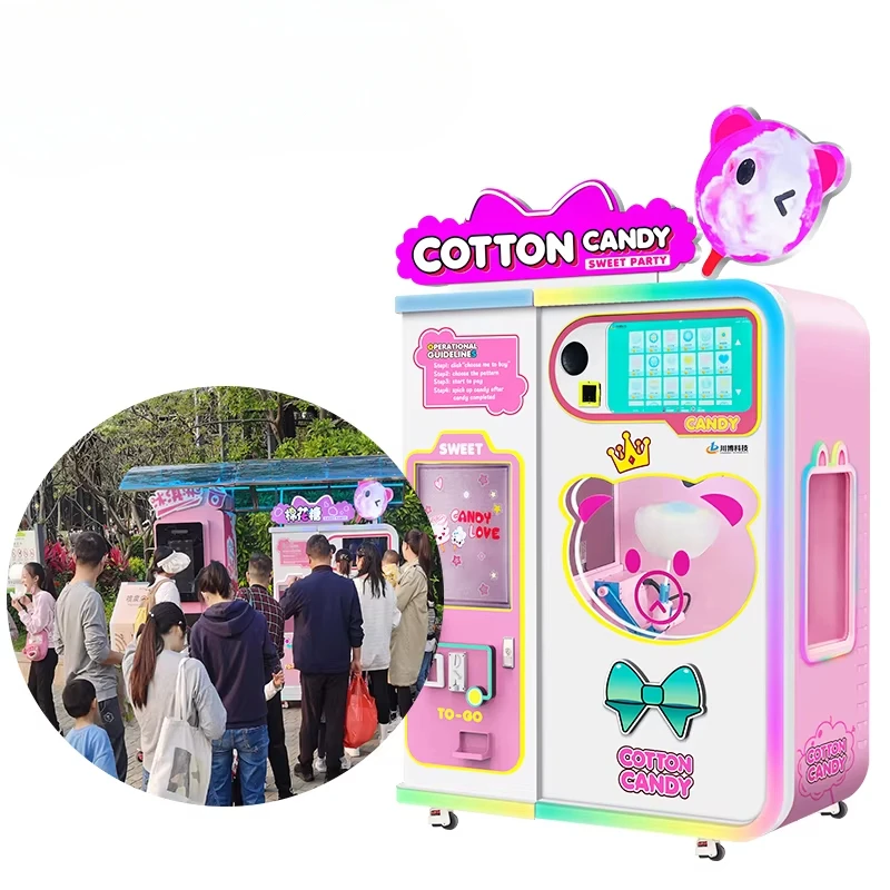 Customized Cotton Candy Vendin - Candy Vending Machine avis et prix