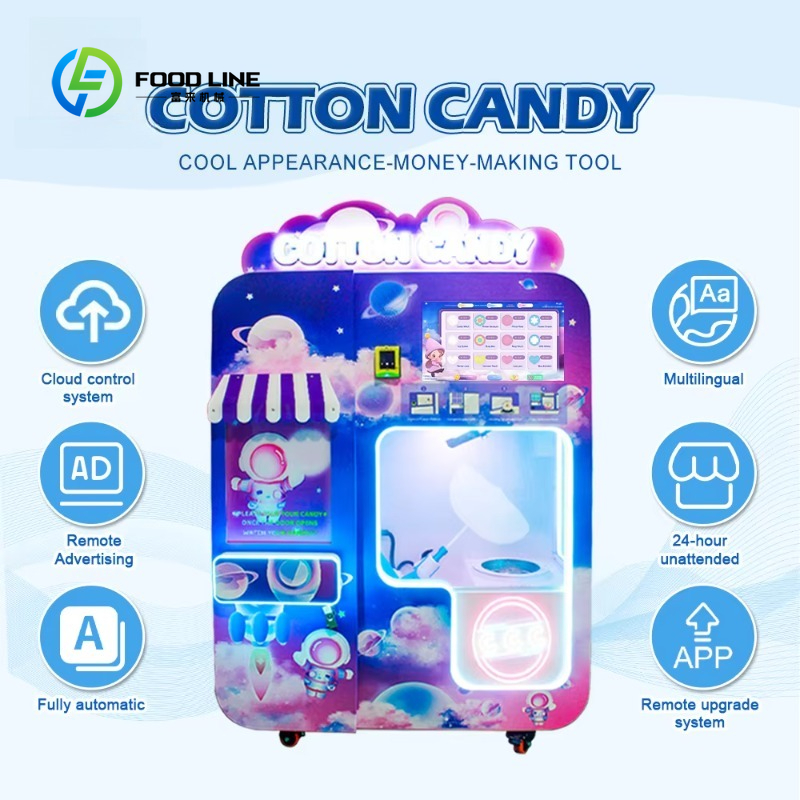 Customized Cotton Candy Vendin - Bill Acceptor Vending avis et prix